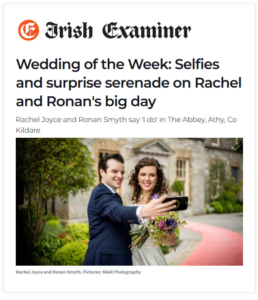 M&M Photography has been featured in the Irish Examiner.